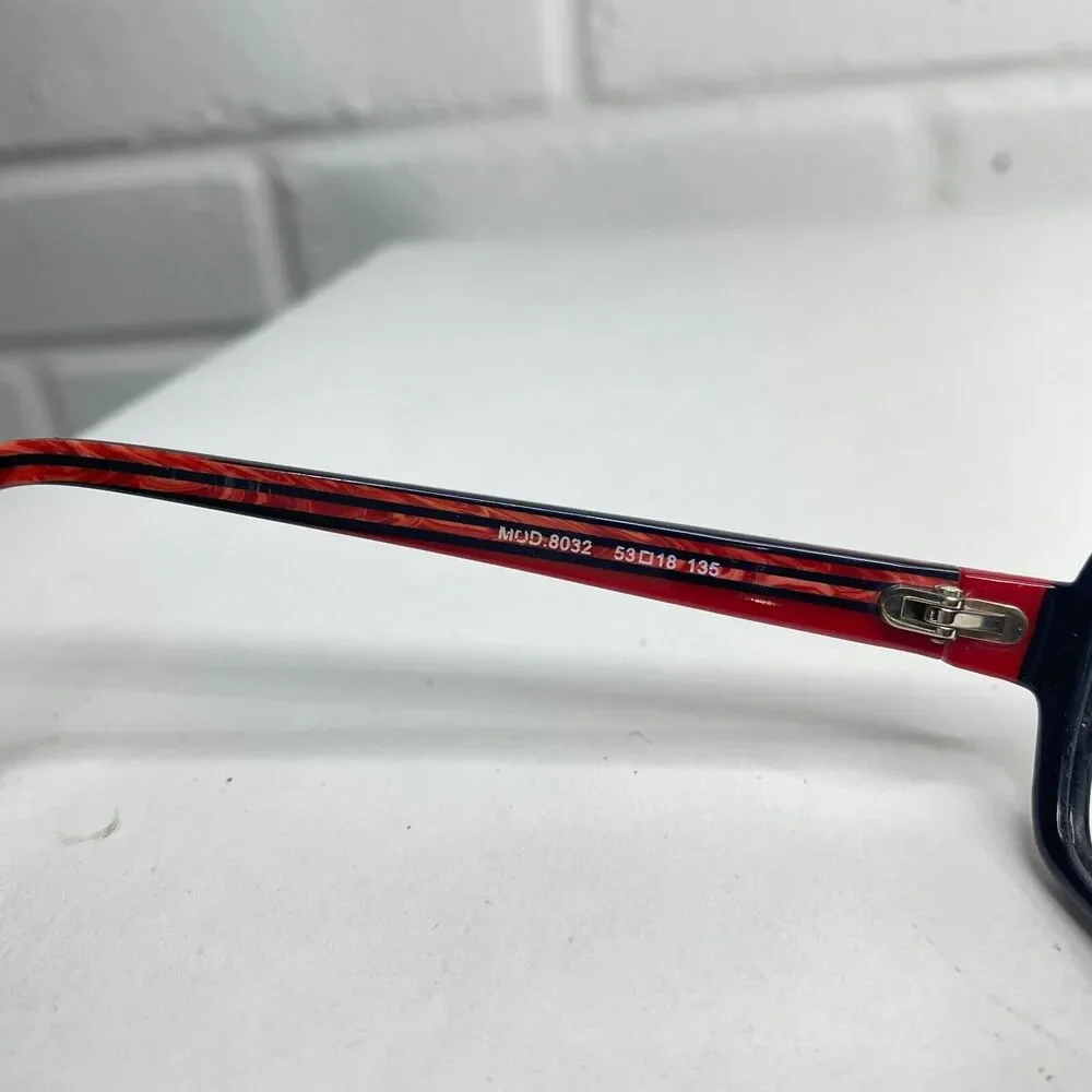 OGI Mod 8032 Col.325 Sunglasses/Eyeglasses 53-18-135 Black/Red H2736‎